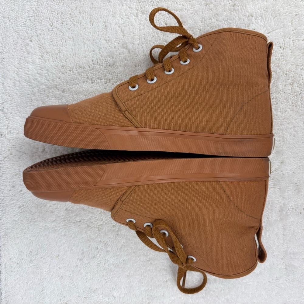 BANGS Sahara Sand Floral High Top Sneakers-Unisex Fit-Sizes: 7(M) 8.5(W) - Picture 3 of 9